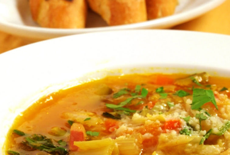 田舎風野菜スープ
